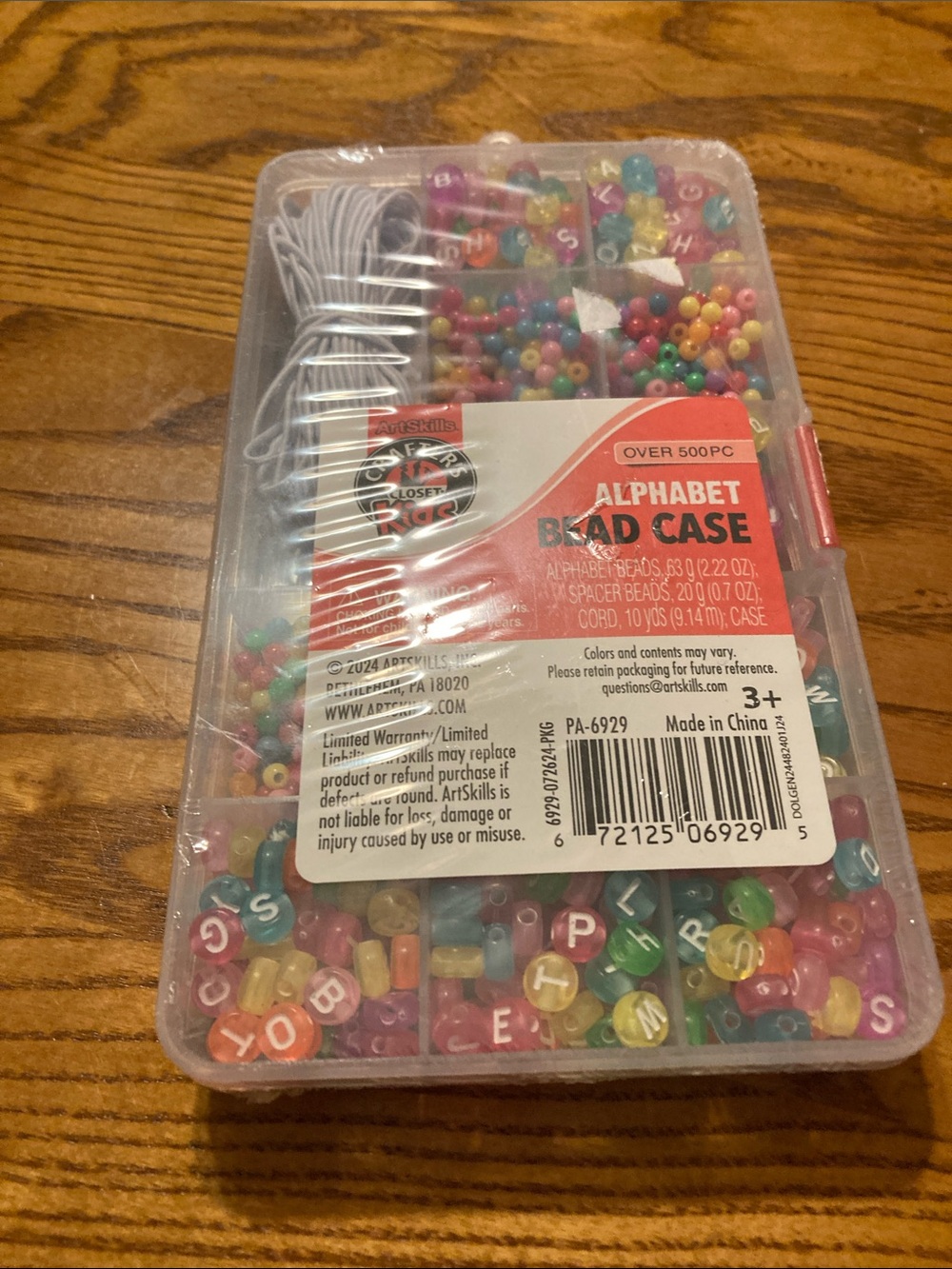 Alphabet Bead Case - Multicolor Bead Kit